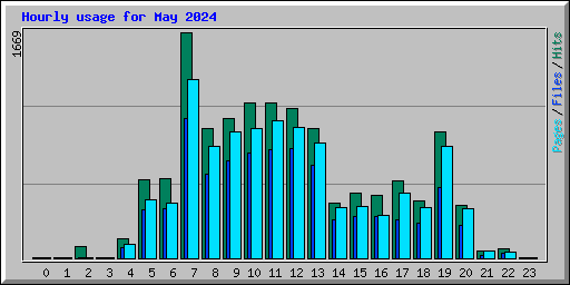 Hourly usage for May 2024
